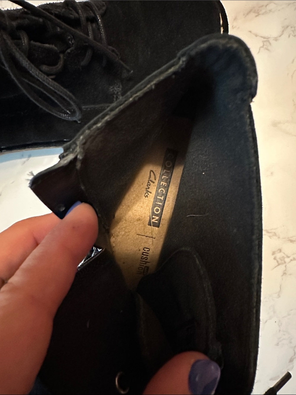 Women’s Clark’s Cushion Tamitha Black Boots - Picture 3 of 5